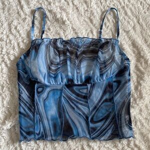 Mesh crop top